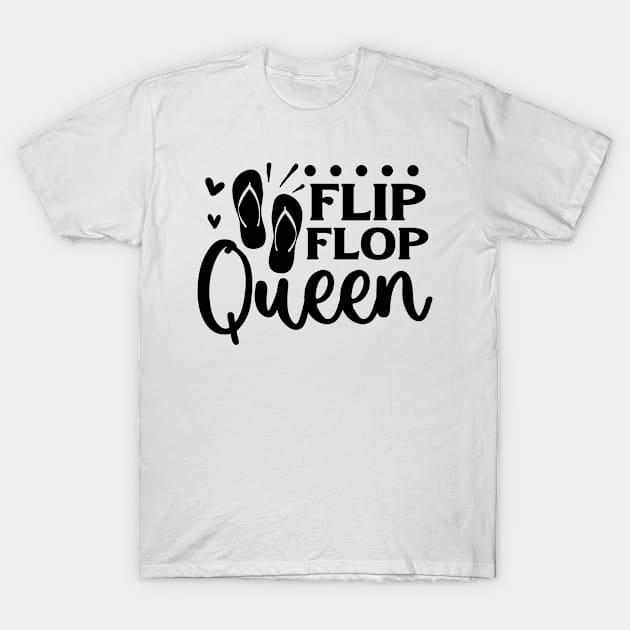 Flip Flop Queen T-Shirt by TomUbon